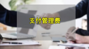 支付管理费